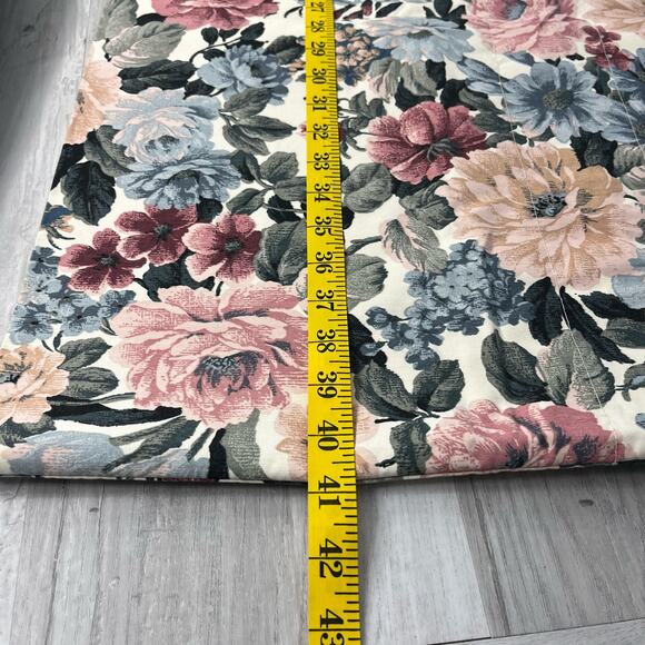 Vintage Six Permanent Press Drapery Floral Valance Curtains Made In USA - Picture 5 of 7